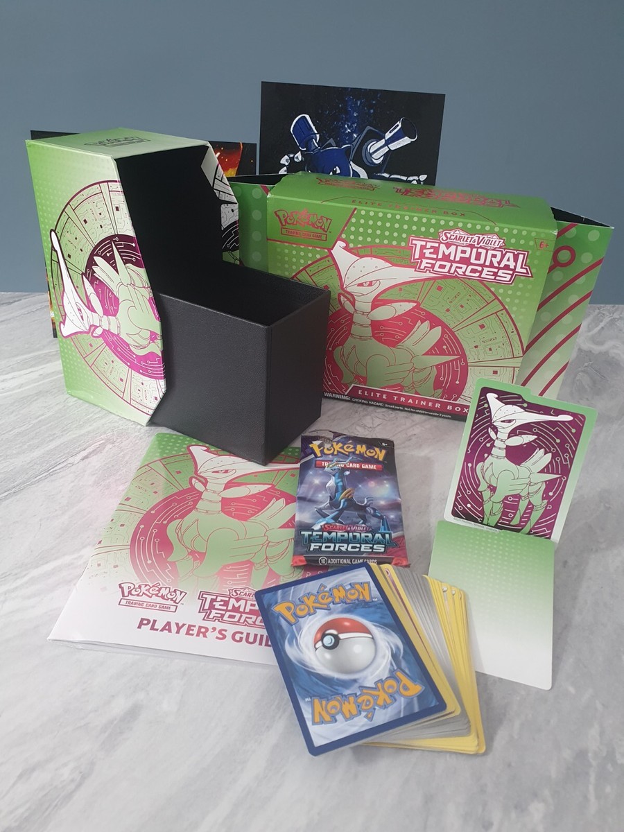Pokémon TCG Scarlet And Violet Temporal Forces ETB with 50 Card