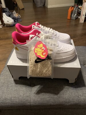 Nike Air Force 1 '07 LX Dragon Fruit DV3809-100 Size Women s 12/Mens 10.5 No Lid
