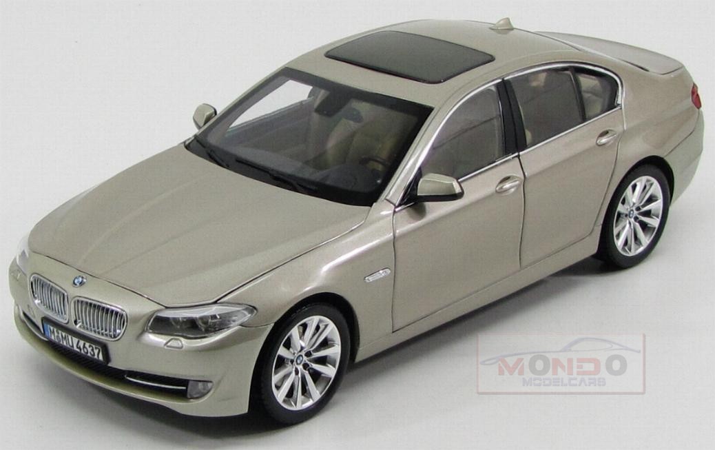 Bmw 5-series f10 4-door 2010 oro met Welly 1 18 we11001g Model Bmw 5-series f10 4-door 2010 oro met Welly 1 18 we11001g Model