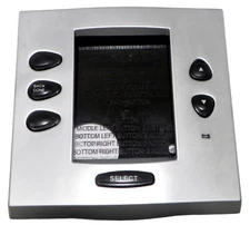 Jandy Zodiac 7986 1Touch Faceplate Kit Satin Chrome With Black Buttons