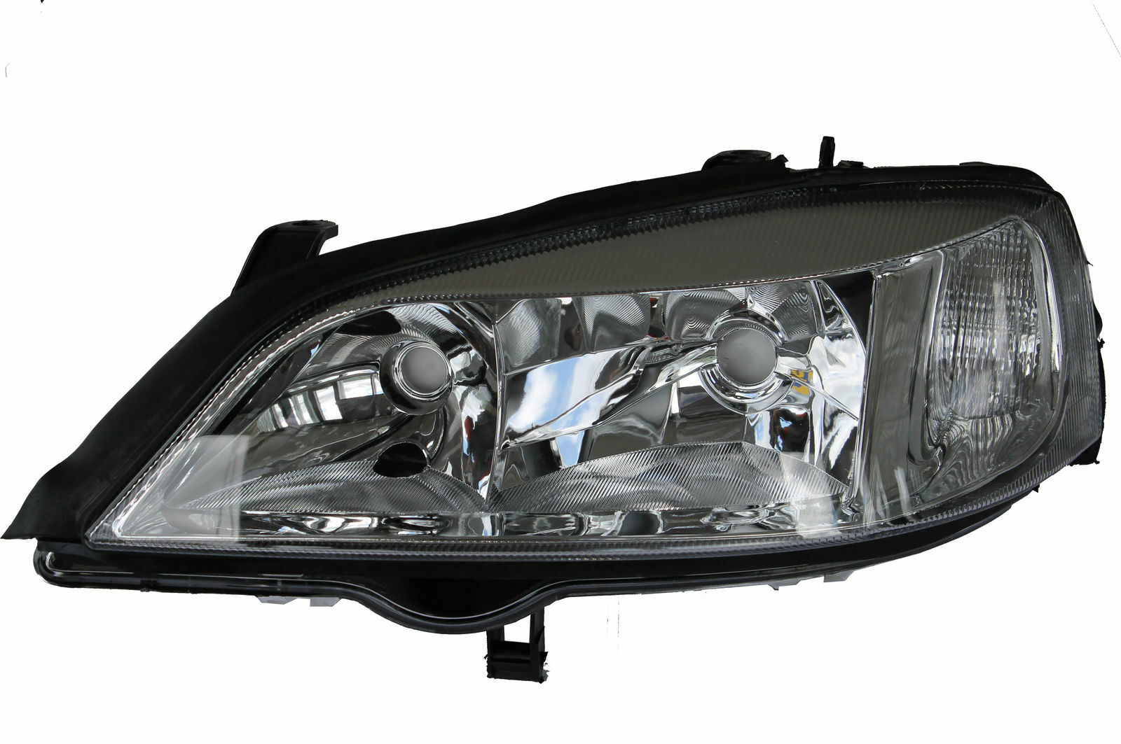 Phare avant gauche Opel Astra G pour remplacer un phare cassé ou fissuré H7 HB3 argenté