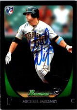 Michael McKenry signed Baseball Card (Pittsburgh Pirates) 2011 Topps Rookie #63