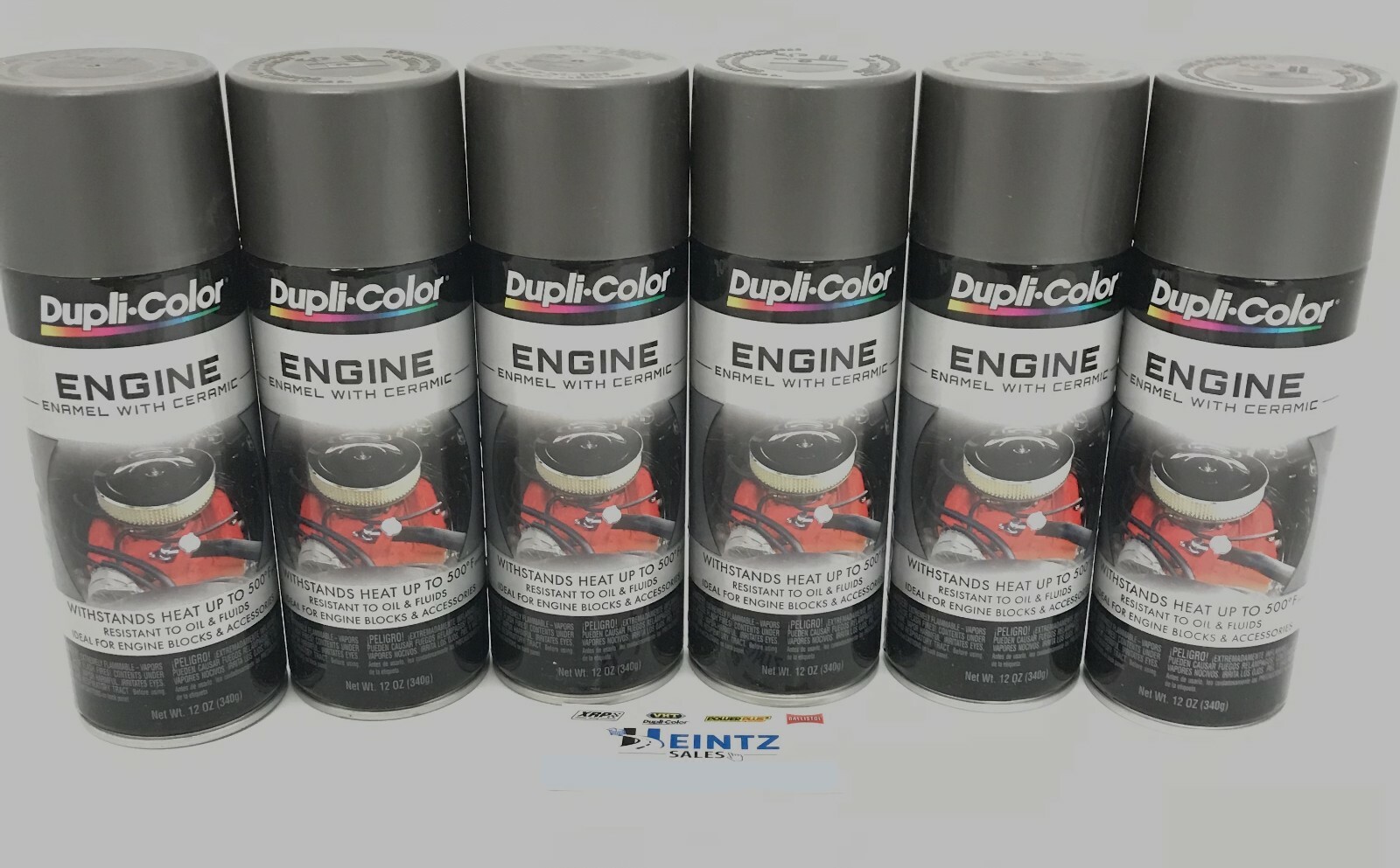 Duplicolor DE16516 PACK Engine Enamel with Ceramic CAST COAR IRON