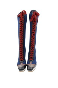 versace color block shoes