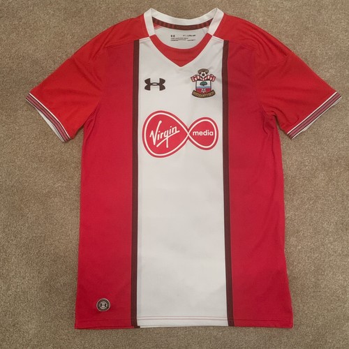 Jungen Southampton 2017/18 Under Armour Heim Fußball Shirt 13/14 Jahre alt