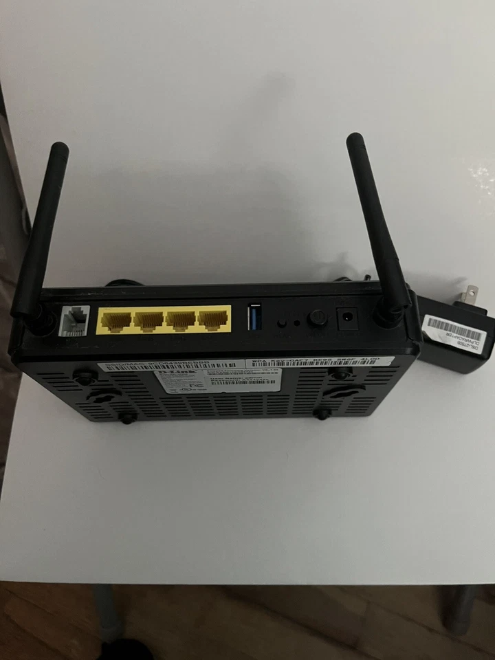 D-Link Verizon Internet Router DSL-2750B ADSL2+ w/ Power Supply 4-Port Wireless - Image 3 of 4