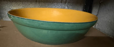 DENBY CLASSIC  SPICE VERY LARGE SERVING BOWL GREEN YELLOW VGC