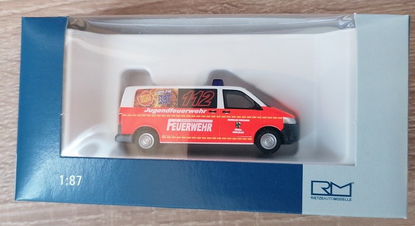 Rietze 53448 - 1/87 Volkswagen T5 '10 FW Künzell - Engelhelms - New