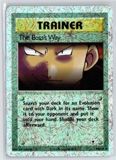 Pokemon Legendary Collection #105/110 The Boss's Way Uncommon,Reverse Holo LP/MP on eBay