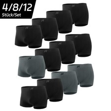 4/8/12er Pack Herren Boxershorts Kompressionshose Laufhose Leggings Tights Kurz
