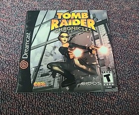 Tomb Raider Chronicles (Dreamcast)Tested! W/Registration Card attached to Manual