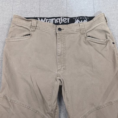 Wrangler ATG Pants Men's 38X32 Gray Utility Double Knee Rugged Reinforced