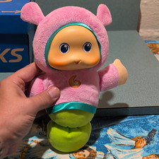 Hasbro Teletubbies Pink Bear Plush Doll Beanbag Green Pants Small 2007