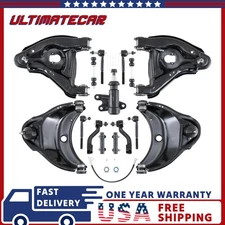 15Pcs Complete Front Suspension Kit For Chevy GMC C1500 C2500 Suburban Tahoe 2WD