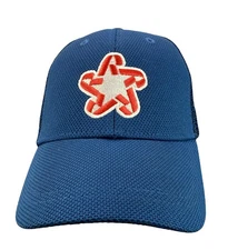 Republic Services Hat Cap Snap Back Blue Mesh Trucker Embroidered Logo Mens