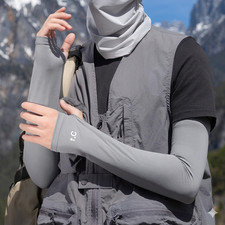 Ice Silk Cooling Arm Sleeves UV Protection Breathable Sports Covers Men Women