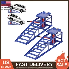 5 Ton/11000 Lbs Hydraulic Car Ramps Low Profile Portable Car Lift Ramp for Car