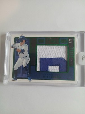 2023 Panini Three Amd Two Tyler Gentry Rookie Jersey 5/5 Green #JS-TG Encased