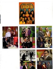 LAUGH IN   TV SHOW   CUSTOM  NOVELTY TRADING CARD 6 CARDS   SET