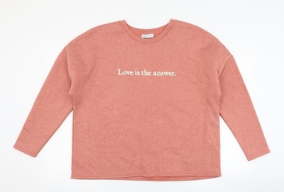 Papaya Damen Pullover Sweatshirt rosa Größe L - love is the answer