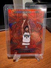 2024 Panini Obsidian Electric Etch Orange Flood /125 Jaylen Wells #168