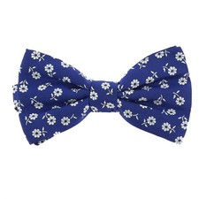 Noeud Papillon Segni Disegni, Paquerettes Bleu royal - Bleu   Oui - Bleu FABRIQU