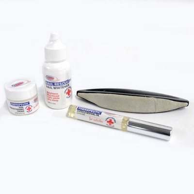 Miracle Plus Therapeutic Cuticle Revival Oil, Nail Whitener and BONUS Nail Buff