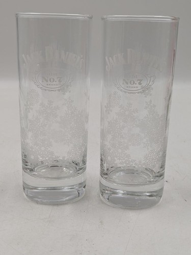 Coppia Jack Daniel's Old n. 7 Whisky 6" Collins Cocktail Fiocchi di Neve Invernali - Foto 1 di 2