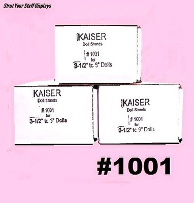 3 doz MINI STANDS Kaiser #1001 WHITE Fit 3.5''-5'' tall doll KELLY, 5.5'' NANCY ANN