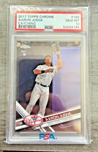 2017 Topps Chrome - Aaron Judge #169 Rookie Card PSA 10