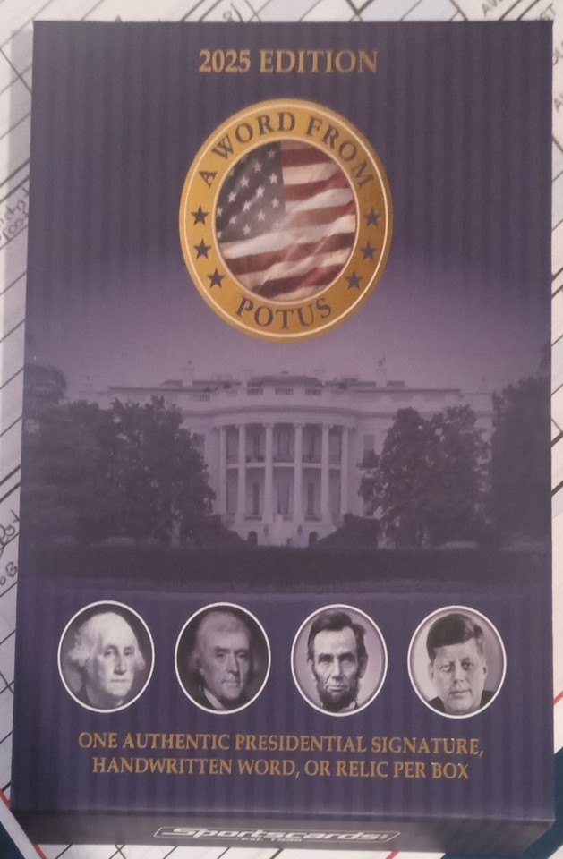 Word G Sign 2025 POTUS A WORD FROM THE PRESIDENT WILLIAM HENRY HARRISON AWF-WH9 ...