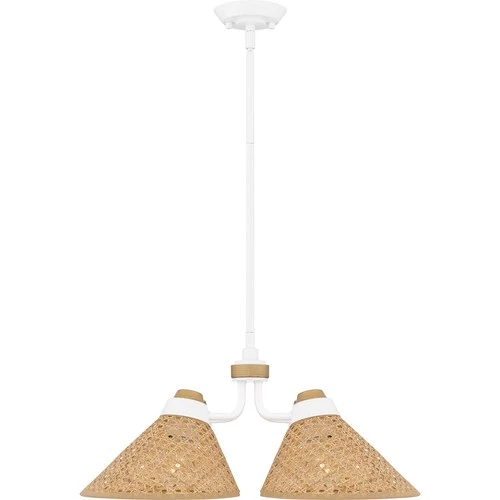 Matte White Four Light Pendant from the Quoizel Pendant Collection - Picture 3 of 6