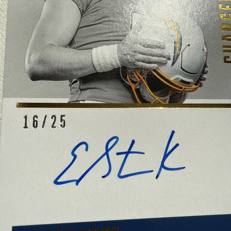 2019 Panini Easton Stick Rookie Endorsements Gold Rookie RC Auto #RE-EST  /25 - Image 4 of 4