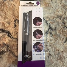 Multi-fuctional Styluse : 3-in-1 : Flashlight, Laser, And Stylus : New : Fast S
