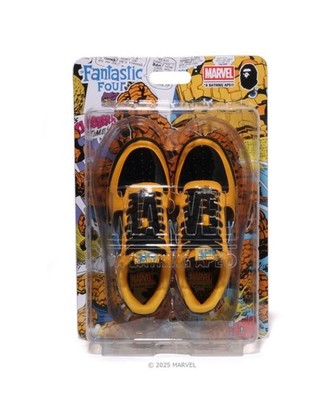 Authentic a bathing ape bape bape sta x marvel F4 the thing new US 7 10 11 new