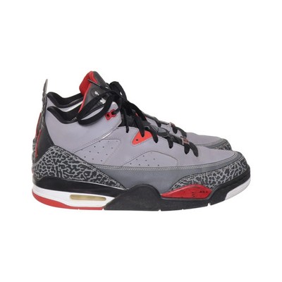 Jordan, Sneaker, Größe: 45, model: son of mars low, Grau/Schwarz/Rot #F1d