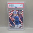 Panini 2025 Mosaic Jaxson Dart Giants #362 Red & White Stripe Prizm PSA 10