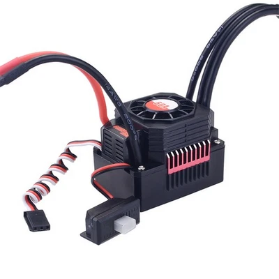 SURPASSHOBBY KK 60A ESC Waterproof for 1/10 1/12 RC Car 3660 Brushless Motor - Image 1 of 4