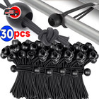 25x Elastic Ball Rope Bungee Cord Tarp Tie Down Strap Camping Tent Luggage Cord