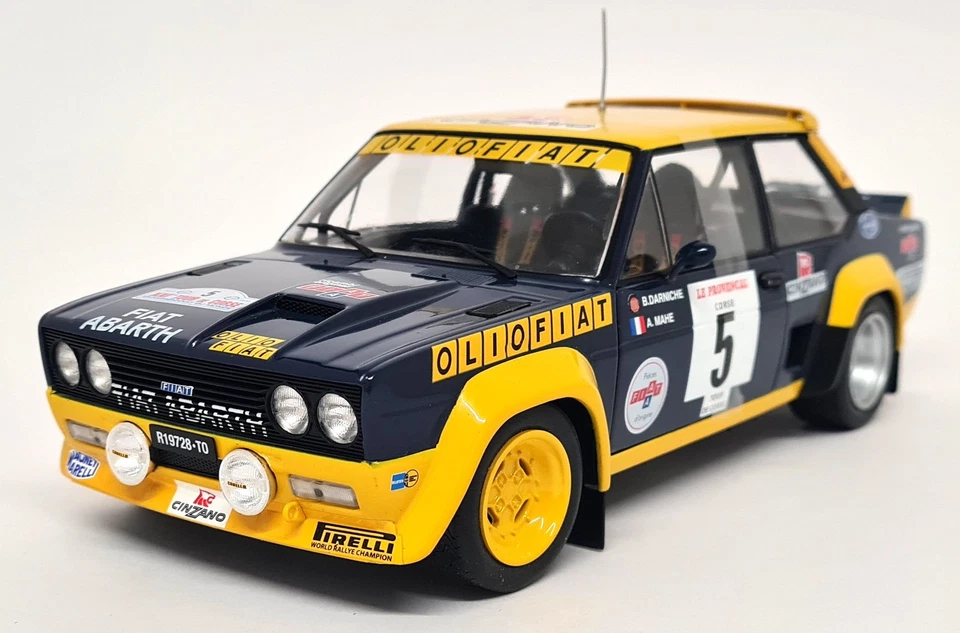 Solido 1/18 Fiat 131 Abarth Tour De Corse Rally 1977 #5 Diecast model car - Image 3 of 4