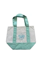 Trader Joe's Mini Canvas Tote Bag Pastel Mint - Limited Edition