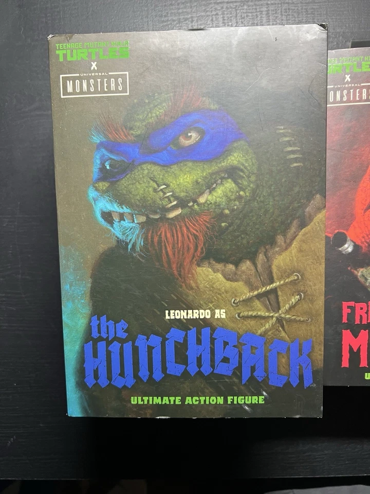 NECA Teenage Mutant Ninja Turtles X Universal Monsters Lote de 3 Foto 3 de 4