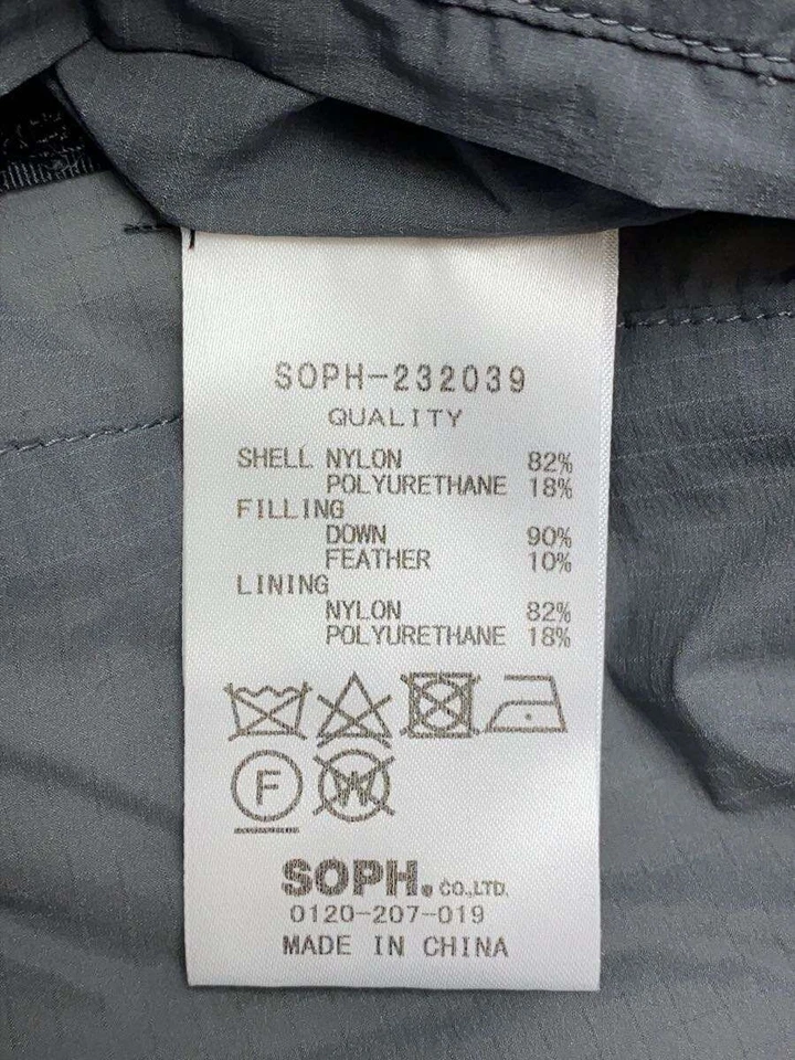 SOPHNET. Lightweight Stretch Ripstop Puffer Vest Puffer Vest M Nylon SOPH-23203 - Image 4 of 4