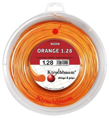 Kirschbaum Super Smash 16 Gauge Polyester Tennis String Orange 1.28Mm