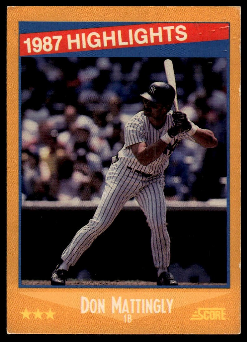 1988 Score #658 Don Mattingly