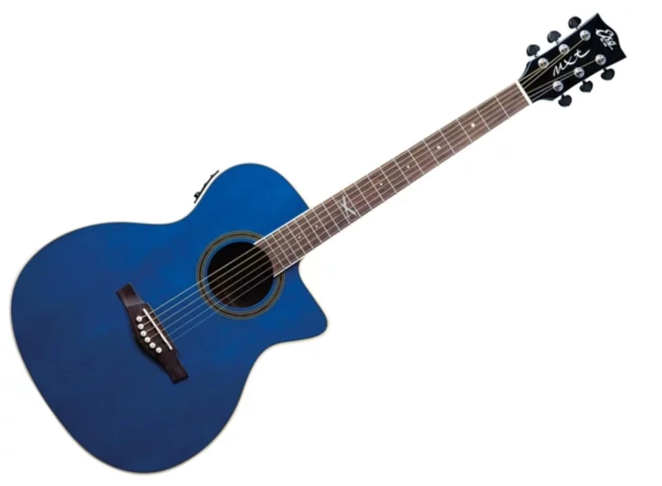 EKO NXT A100CE Translucido Azul - GUITARRA ACÚSTICA ELÉCTRICA - REFORMADA - Imagen 3 de 4