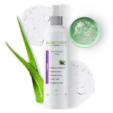 Aloe Vera Toner for Sensitive Skin: Hydrating 8 Fl Oz Pack of 1 , White