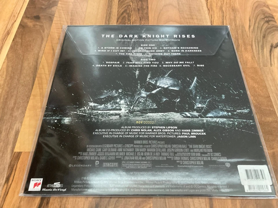 HANS ZIMMER THE DARK KNIGHT RISES SOUNDTRACK LP LIMITED ORANGE VINYL MINT- - Bild 2 von 4