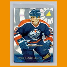 Todd Marchant #76 1995-96 Pinnacle Rink Collection Edmonton Oilers Hockey Card