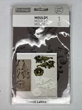 Redesign with Prima Decor Mould Mold "Lowell Lattice" Resin Clay Craft NEW